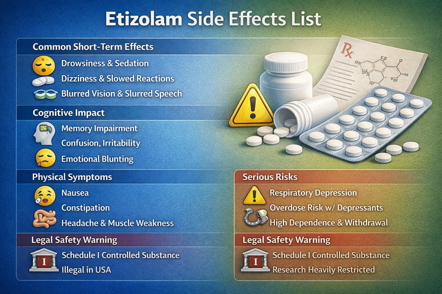 Etizolam Side Effects